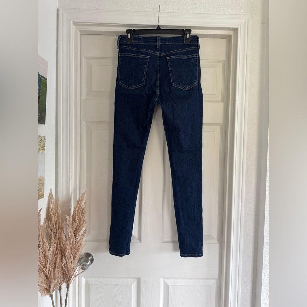 Rag & Bone Nina High-Rise Skinny Jeans, Size 26, Dark Wash - Picture 14 of 15